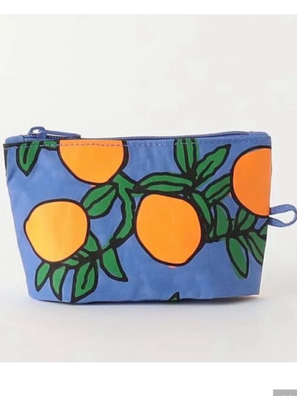 Baggu Go Pouch Small - Orange Tree Periwinkle